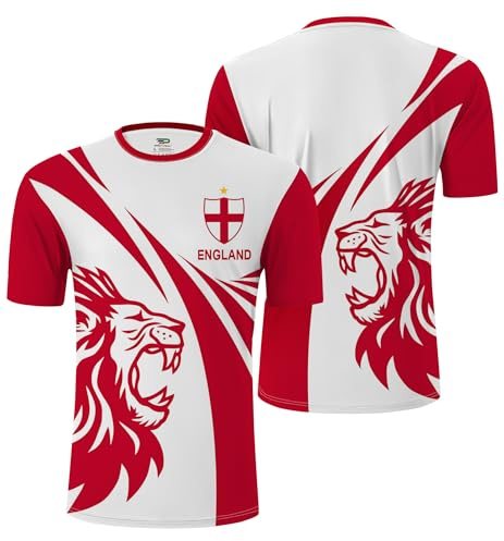 ERECT PEAK Men's Football Cup Shirt 2026 Retro T Shirt Personalised Jersey (S-XXL)