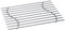 KitchenCraft Heavy-Duty Chrome-Plated Large Metal Trivet, 45 x 30 cm (17.5 x 12)