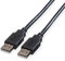 ROLINE Câble USB 2.0 Type A-A, noir, 1,8 m