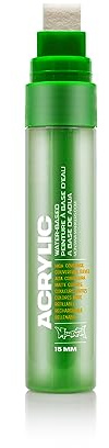 Montana 323355 Acrylic Marker, Standard Shock, 15mm, Green Light