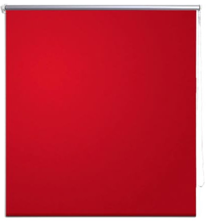 vidaXL Estor persiana Enrollable 100 x 230 cm Rojo