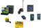 Hiltron KPCM100 Kit con Centrale di Comando PCM100 per Motore Scorrevole + Accessori 1 x TRG Targa CANCELLO Automatico