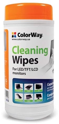 colorway CW de 1071 Bâtonnets de nettoyage, Wipes pour écran LCD