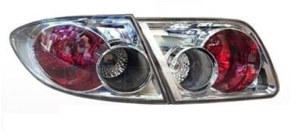 FEILIDAPARTS Rückleuchte (Ohne Glühlampe) kompatibel mit Mazda 6 06/02-06/09 (Rechts 2 Stk.)