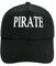 4sold Jungen Männer Frauen 100% Baumwolle Kapitän Yachting Baseball Cap Inschrift Schriftzug Sonne Sommer Hut Schwarz Weiß - Pirate,Adult