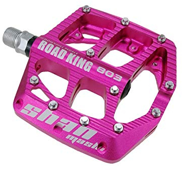 Evetin 9/16 Zoll Flat Plattform Pedale Ultra-Light MTB BMX Rennrad Trekking Anti-Rutschpedale Mountainbike Fahrrad Pedale 803