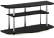 Furinno Frans Meuble TV pour Téléviseur Jusqu'à 46 Pouces, Engineered Wood, Chêne Noir, 3 Niveaux