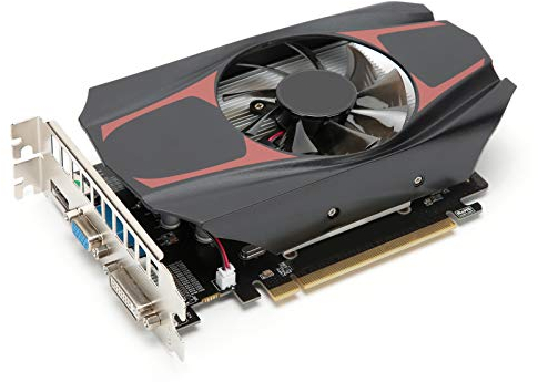 HD7670 Gaming-Grafikkarte, 1 GB 128Bit DDR5 650MHz Display Grafikkarte, 480 Stream Prozessor Computerkomponenten