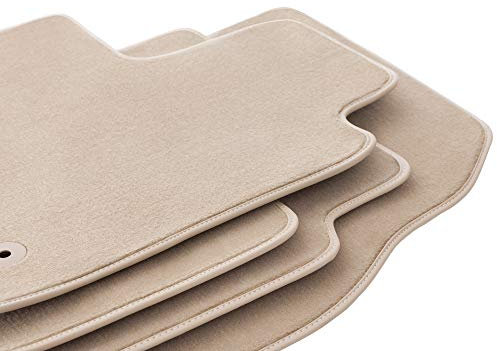 Wielganizator Automatte – Passend für BMW 3 E46 Kompakt, Coupé, Limousine, Kombi, Touring 1998-2007 – Velours – Autozubehör - Auto Fußmatten – Fußmatte Auto – 4-teilig - beige