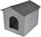 Möbelbörse Hundehaus Hundehütte Katzenhöhle Katzenhaus Katzenhütte Hundebett Haustier Höhle aus Filz für Katzen & Hunde - 44x40x49cm
