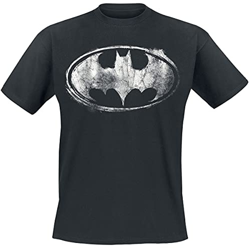 Batman Smudge Logo Männer T-Shirt schwarz