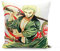 French Unicorn Kissenhülle One Piece Zoro Katana Samurai Manga (40 x 40 cm, Cartoon, Anime, Wohnzimmer-Dekoration)