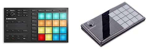 Native Instruments Maschine Mikro Mk3 – Monark and Reaktor Prism Softwares. Includes 1.6 GB Keyboard Factory Selection Samples & Decksaver Native Instruments Maschine Mikro Mk3 Keyboard Cover