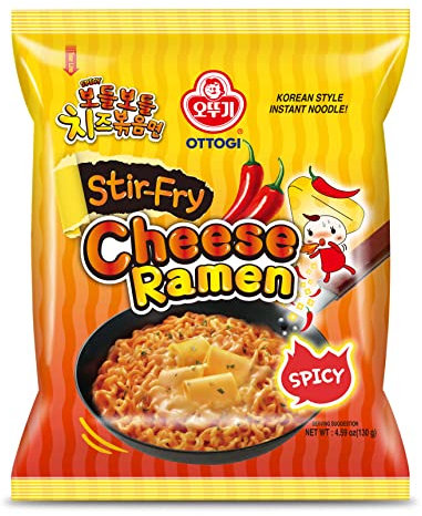 OTTOGI Spicy Stir Fry Cheese Ramen Spicy 130GX4