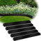 Sonnewelt Bordure de pelouse en métal galvanisé - Bordure de pelouse - Bordure de Parterre de Fleurs - Noir (Longueur 35 m - Hauteur 18 cm)