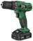 KOMA TOOLS® Bohrschrauber Akku 14.4V 1500mAh 0-700rpm 19 Positionen 18Nm Einstellbare Leistung Automatisches Bohrfutter Ø10mm LED Ladegerät Inklusive