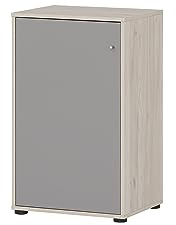 Schildmeyer Aktenschrank Reno 400, 153379, sandeiche Dekor/platingrau, 51 x 41 x 83,6 cm