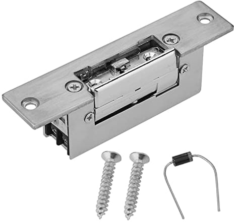Serrures de Porte électriques et Accessoires Gâche électrique de Type étroit Double Mode de Déverrouillage Serrure de Contrôle D'accès Serrure de Gâche électrique Pièces de