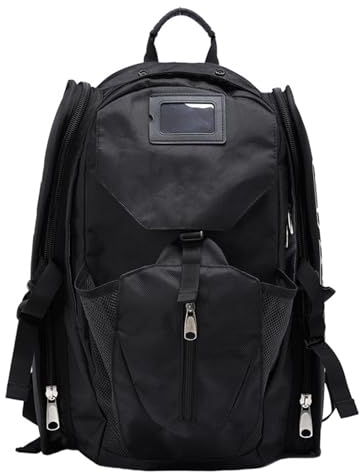 Rollschuh Rucksack, Aufbewahrungstasche für Skateschuhe, Tragbarer Schlittschuhträger für Jungen Und Mädchen für Eiskunstlauf Und Speed Inline Skates, Schwarz groß