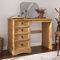Corona Dressing Table 4 Drawer Desk Computer Mexican Solid Pine