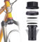 KMRDND AirTag Fahrradhalterung versteckt, Die Geheimnisvollste Diebstahlsicherung - Wasserdicht für MTB Fahrrad Federgabel mit einem Innendurchmesser von 18-30 mm (AirTag Nicht enthalten)