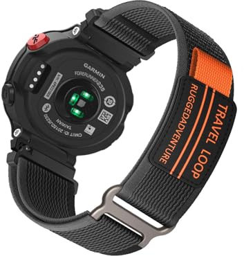 KUWAI Armband für Amazfit Verge/Verge Lite Armband mit Nylon Klettverschluss Sportlicher Armbänder für Amazfit Verge/Verge Lite Armband Trail Loop für Damen Herren ErsatzArmband mit Amazfit Verge (D)