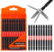 D1 Anti-Slip and Shock-Proof Bits With Phillips Screwdriver bit set Double Ended Screwdriver Bits，Magnetic Phillips Bit Set,Ph2 Impact Drill Bit Set 10Pcs （4 inches）, Used For Electric Hand Tool