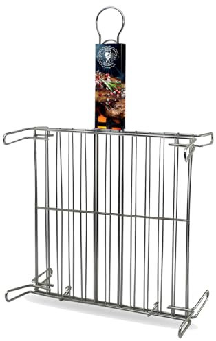FORNOR 11270 Parrilla ACERO Doble con Patas 50 x 50 c