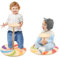 Drehstuhl für Kinder,Sit and Spin Dish, Spun Stuhl,Sensory Balance Training Sitz,Kinder-Drehkarussell,360°Sit n Spin Spielzeug