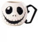New Novelty Jack Skellington-Shaped Mug Tea Coffee Mug Christmas Smiling Jack Skellington Black & White Mug - D10