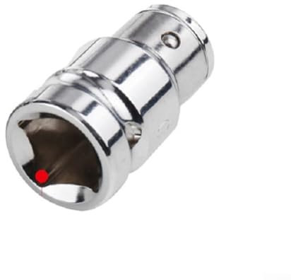 Kit adaptateur de douille pour porte-embouts hexagonaux haute performance et durabilité avec matériau en acier au chrome vanadium (1/2 x 8 mm)