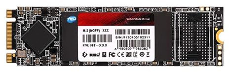 SIMPLETEK - SSD interno serie NT M.2 2280 da 1TB | Disco Stato Solido SATA 6 Gbps, NGFF, 3D NAND | 80x22 mm | Nero