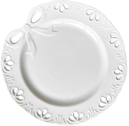 GLEAVI Piatto Da Portata in Ceramica Design in Rilievo Adatto Per Microonde Come Piatto Da Insalata Per Halloween e Ringraziamento