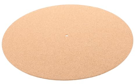 minkissy Korkmatte für Plattenspieler Vinyl Slipmat für Schallplatten Φ Rutschfeste Korkplatte Geräuschdämpfung und Vibrationkontrolle für von Vintage Plattenspielern