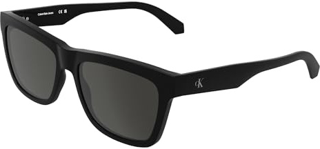 Calvin Klein Jeans Men's Sunglasses CKJ25623S - Black with Solid Grey Lens