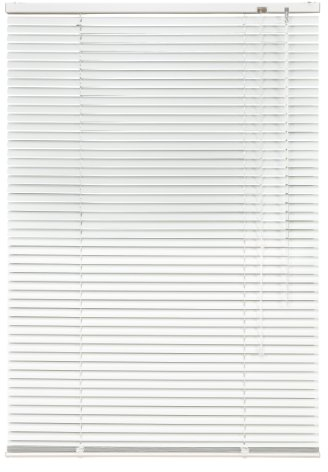 Unbekannt Alu Jalousie Weiß - Breite 40 bis 240 cm - Höhe 130/160 / 220 cm - Tür Fenster Rollo Jalousette Aluminium Fensterjalousie Lamellen Metall (160 x 130 cm)