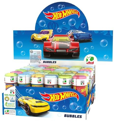 DULCOP INTERNATIONAL SPA - Bolle Sapone Hot Wheels 802500 Badespielzeug, Mehrfarbig