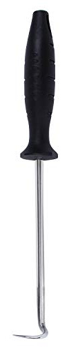 MSY BIGSUNNY Heavy Duty Pig Tail Food Flipper, Acier Inoxydable Griller la Viande Crochet, 30,5 cm