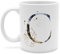 printplanet - Tasse mit Buchstabe: C - Kaffeebecher, Mug, Becher, Kaffeetasse, Beidseitiger Druck - Farbe Weiß