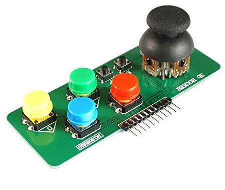 2 módulos de teclas independientes de teclado de rotación de 360 grados