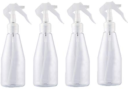 cailiya 4 Pcs 200 ml Botella de Spray Vacías Plástico, Spray Pulverizador Agua de Gatillo, Bote Spray Pulverizador para Plantas, Lejía, Limpieza, Jardinería y Cocina
