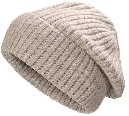 ZLYC Winter Beanie Mütze Long Slouchy Strickmütze Hüte für Damen Herren