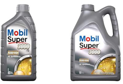 Mobil Super 3000 X1 5W-40, 1L + Mobil Super 3000 X1 5W-40, 5L