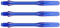L-Style Dart-Schäfte: robuste Kunststoff-Schäfte – Blau Slim 370 (extra lang)