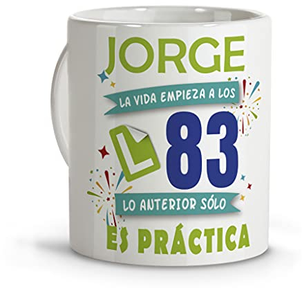 LolaPix Tazas personalizadas. Tazas desayuno originales. Varios diseños. CUMPLEAÑOS PRÁCTICA