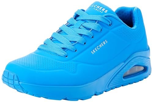 Skechers Uno Stand on Air Baskets Homme, Blue Durabuck Mesh, 40 EU