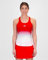 BIDI BADU Damen Crew Gradiant Tank - red, White, Größe:XS