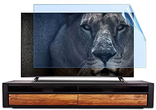 RYGHTTYT Protecteur d'écran de télévision 65 Anti-Glare TV Screen Protector Anti-Blue Light TV Anti-Glare Cover 65 Outdoor Anti-Glare TV Film Blue Light Filter 65 Anti-Glare Screen