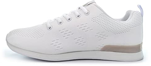 Mens Bowling Trainers: Lawn Bowls Shoes - White, 12 UK