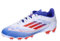 adidas Unisex F50 League Football Boots Multi Ground Fußballschuhe, Cloud White/solar red/Lucid Blue, 46 EU